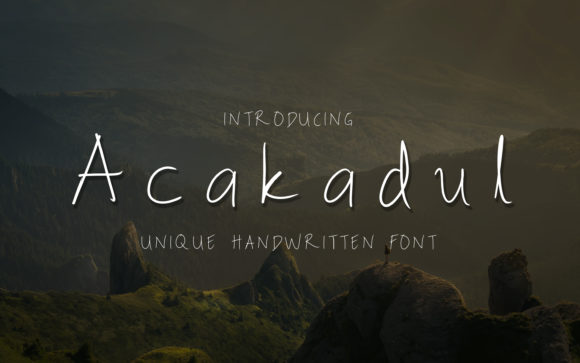 Acakadul: A Casual Font That Elevates Branding Efforts