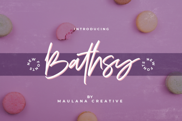 Bathsy Font for Modern Web Design