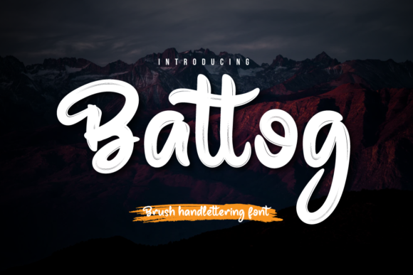 Battog: A Handwritten Font for Bold Branding