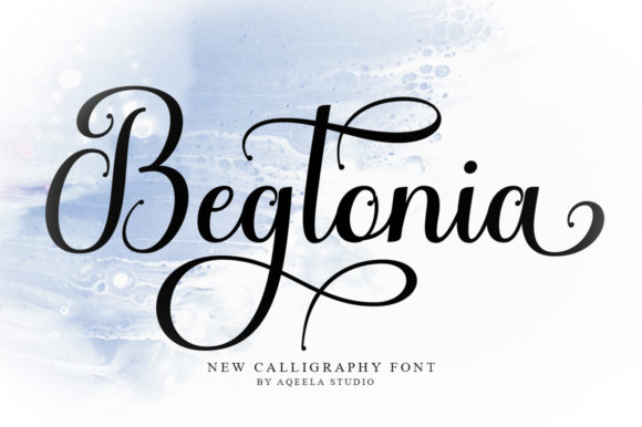 Begtonia: A Handwritten Font for Editorial Design