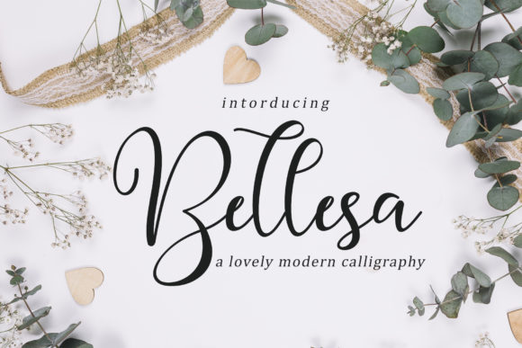 Bellesa: A Modern Script Font for Editorial Elegance
