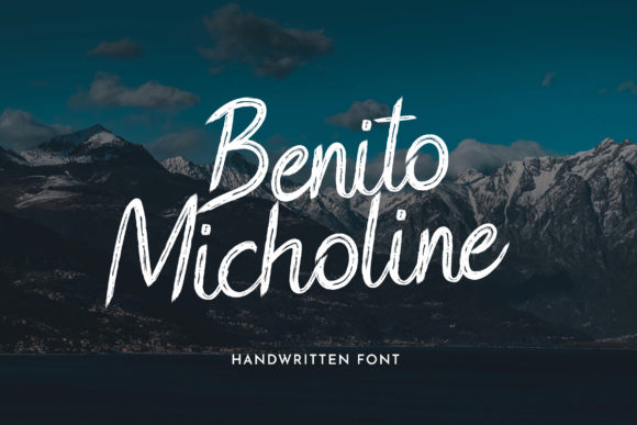 Benito Micholine: A Cursive Script Font for Handmade Creations