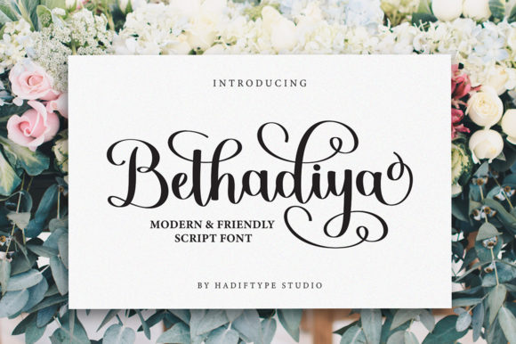 Bethadiya: The Organic Font That Elevates Your Campaigns