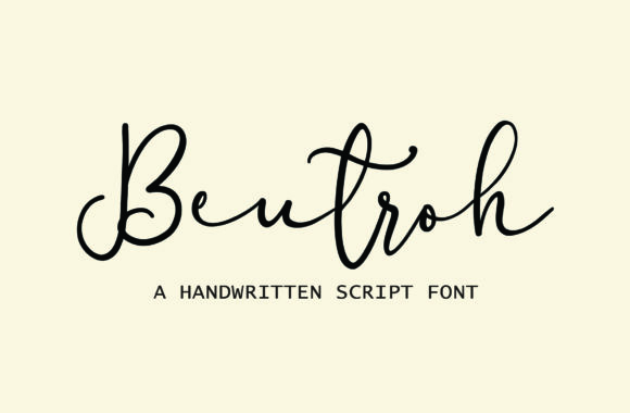 Beutroh: A Font That Elevates Your Brand’s Visual Story