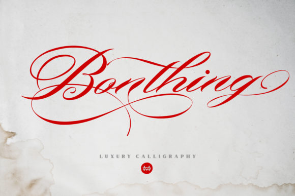Bonthing: A Luxurious Handwritten Font for Branding