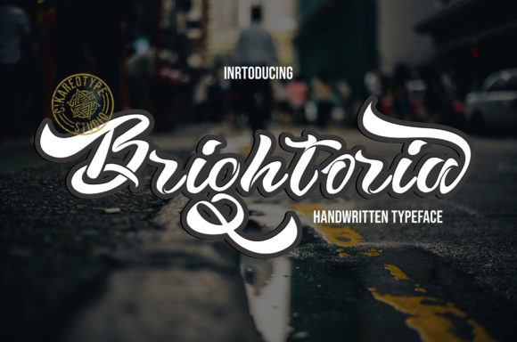 Brightoria: A Handwritten Script Font for Web Design