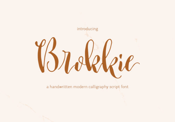Brokkie: The Script Font That Elevates Your Campaigns
