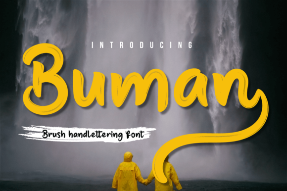 Buman: A Handwritten Font for Professional Branding