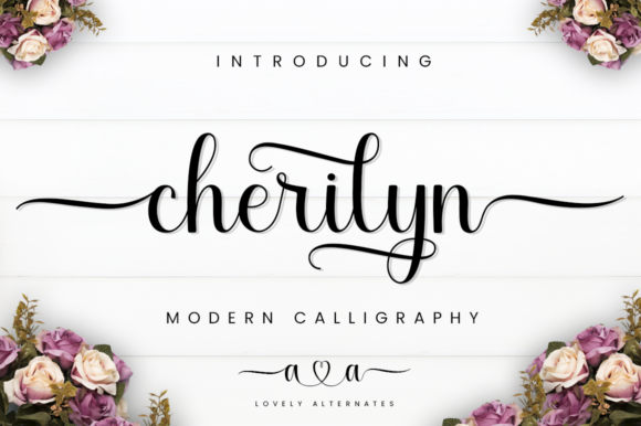 Cherilyn: A Handwritten Font for Elegant Editorial Design