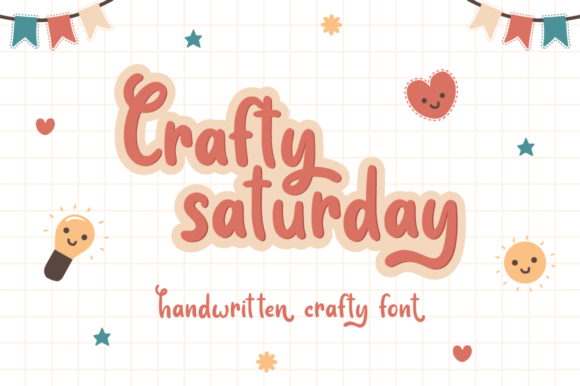Crafty Saturday: A Delicate Script Font for Editorial Elegance