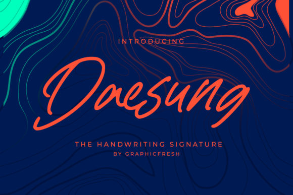 Daesung: A Timeless Handwritten Font for Web Design