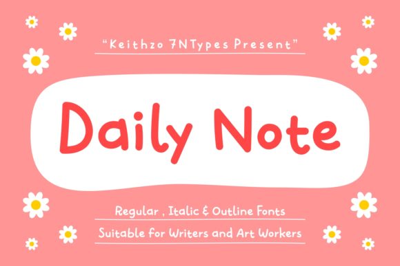 Daily Note Script Font Review