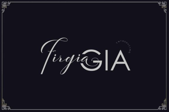 FirgiaGIA – A Handwritten Font for Craft Creations