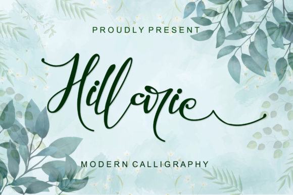 Hillarie: A Handwritten Font for Modern Branding