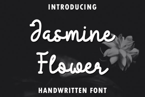 Jasmine Flower Font for Elegant Editorial Design
