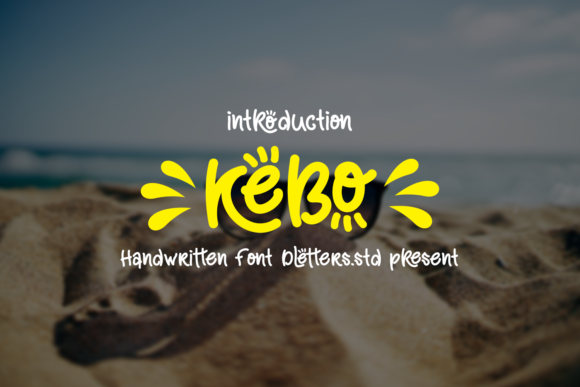 Kebo: A Playful Handwritten Font for Creative Branding