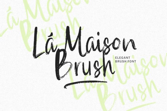 La Maison: A Timeless Script Font for Handmade Creations
