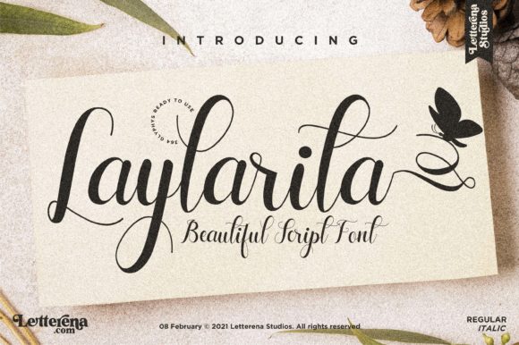Laylarita: A Handwritten Font That Elevates Branding