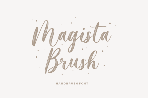 Magista Brush: A Handwritten Font for Creative Makers
