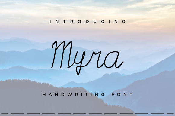 Myra: A Stylish Script Font for Web Design Projects