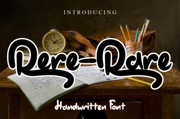 Rere-Rare: A Handwritten Font for Modern Editorial Design