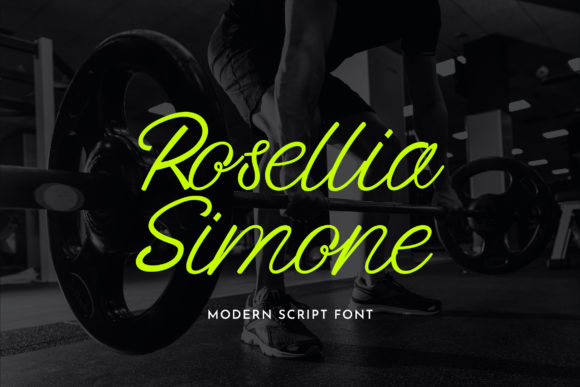 Rosellia Simone: A Script Font for Modern Branding
