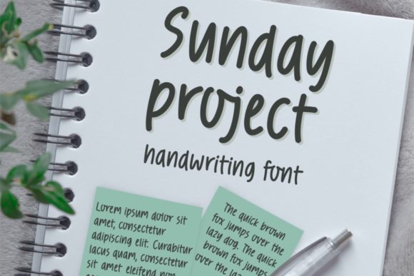 Sunday Project: A Handwritten Font for Thoughtful Design
