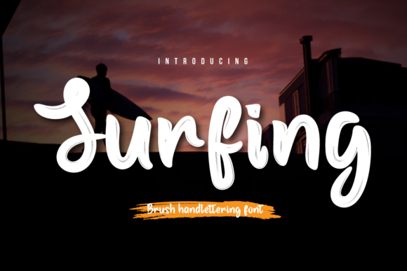 Surfing Font for Campaign Creativity