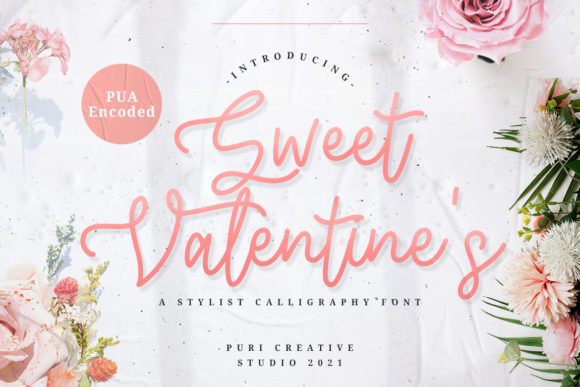 Sweet Valentine s Font for Handmade Creations