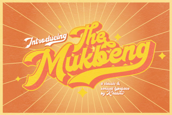 The Mukbeng Font: A Retro-Inspired Script for Modern Editorial Design