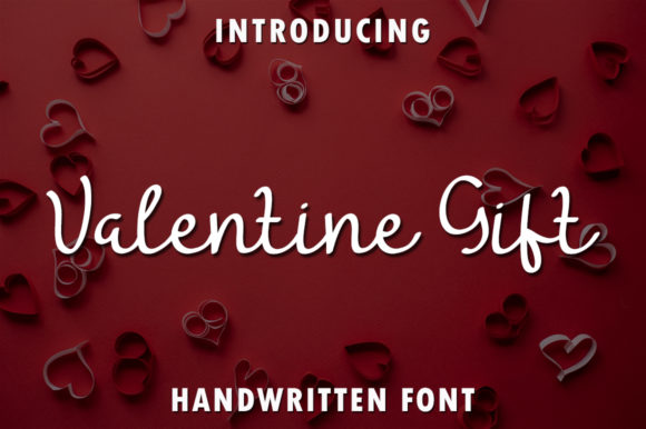 Valentine Gift Font for Handmade Creations