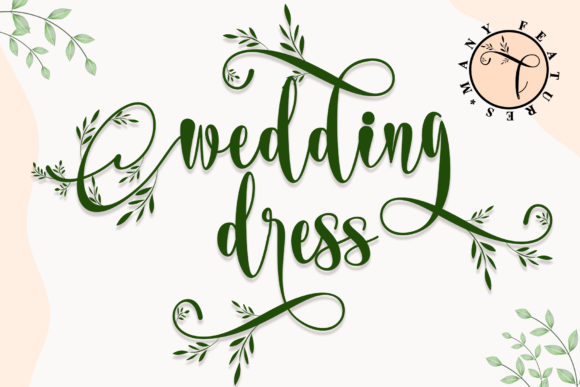 Wedding Dress Font for Editorial Design