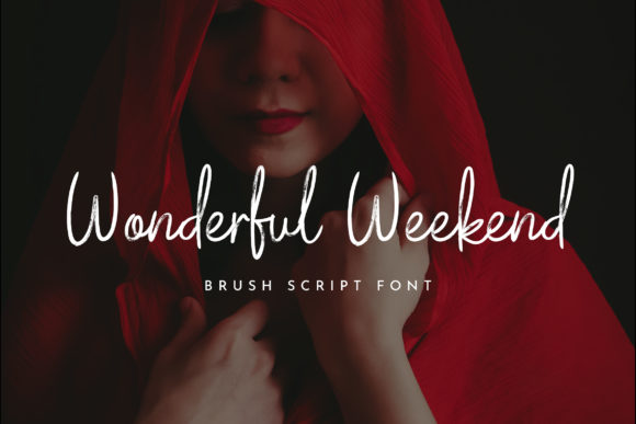 Wonderful Weekend Font for Editorial Design